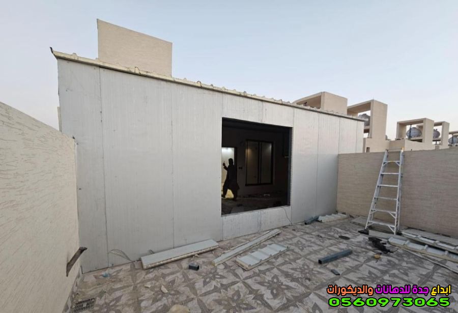 تركيب ساندوتش بانل للأسقف والمستودعات في جدة