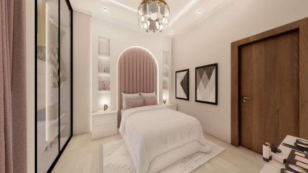 تفصيل وتصميم خلفيات غرف نوم قماش ومرايات وبديل خشب ورخام